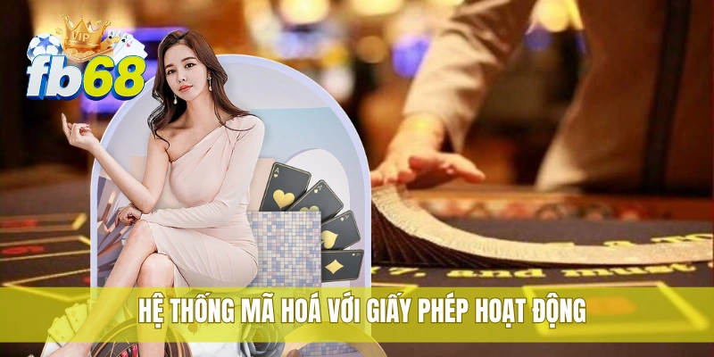 FB68 40 Hệ thống mã hoá với giấy phép hoạt động